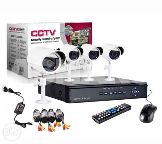 Cam offer Kit offer 4 cams + Dvr كاميرات م...